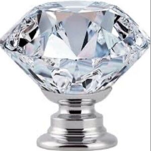 Crystal Drawer Knobs with Screws